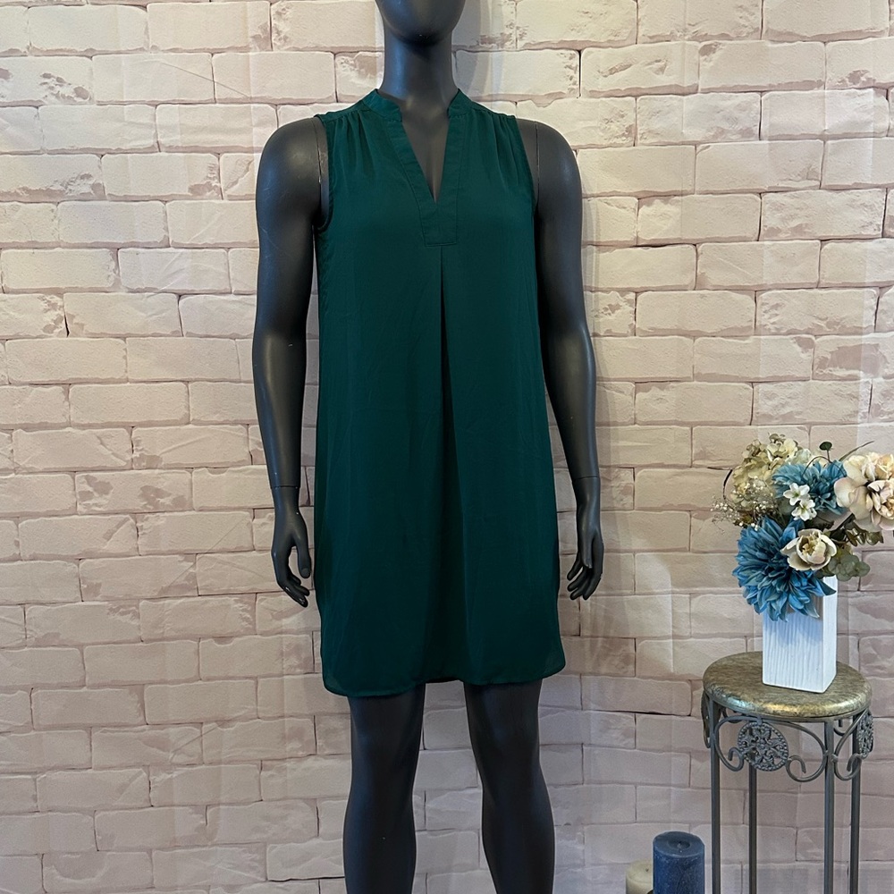 Dark Green Sleeveless Dress H&M